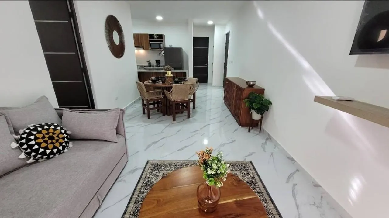 Apartamento Moderno Departamento Vacacional En Playa Playa del Carmen